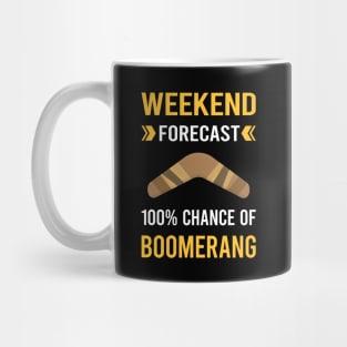 Weekend Forecast Boomerang Mug